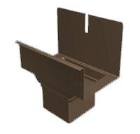 Hliníkové hranaté okapy PREFA