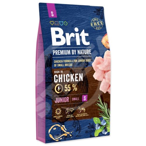 Krmivo Brit Premium by Nature Junior S 8kg