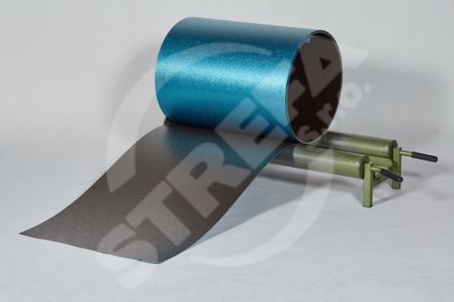 PREFA hliníkový plech Prefalz 0,70 x 1000 mm Oříšková P.10 stucco (RAL8019)