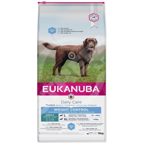 Krmivo EUKANUBA Daily Care Adult Large & Giant Weight Control 15kg