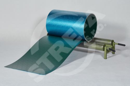 PREFA hliníkový plech Prefalz 0,70 x 650 mm, stucco, Mechově zelená (RAL6005)