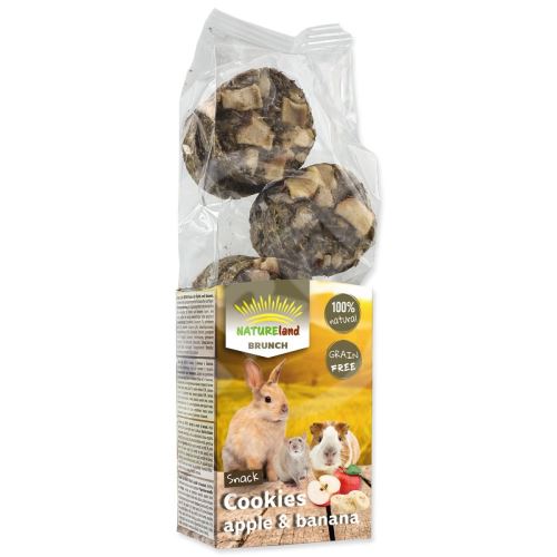 Pochoutka Nature Land Brunch sušenky s jablky a banány 120g