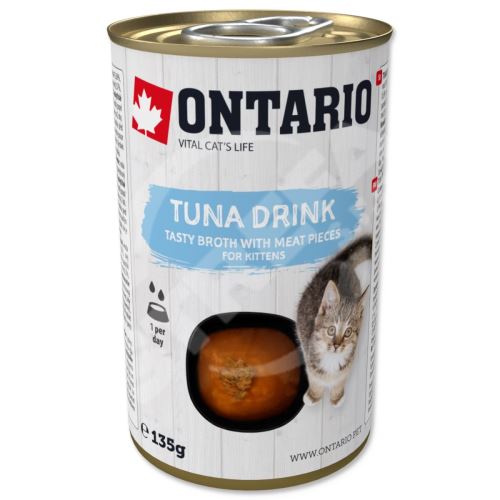 Drink Ontario Kitten tuňák 135g