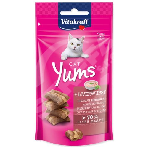 Pochoutka Vitakraft Cat Yums s játrovkou 40g