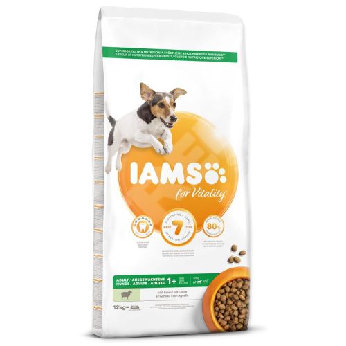 Krmivo IAMS Dog Adult Small & Medium Lamb 12kg