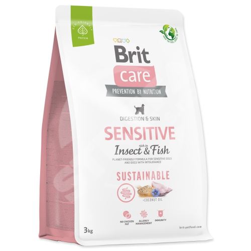 Krmivo Brit Care Dog Sustainable Sensitive Insect & Fish 3kg