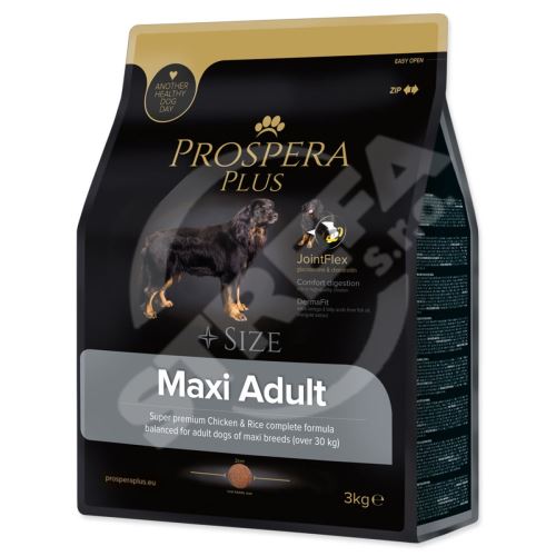 Krmivo Prospera Plus Maxi Adult kuře s rýží 3kg