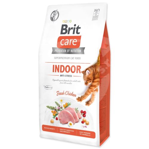 Krmivo Brit Care Cat Grain-Free Indoor Anti-stress 7kg