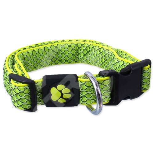 Obojek Active Dog Mellow S limetka 2,5x28-40cm