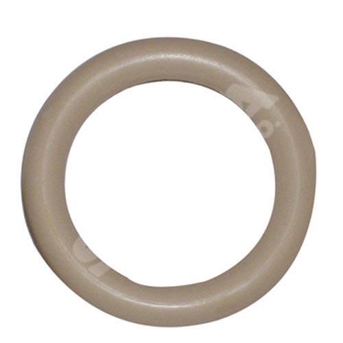 Kruh na záclony- plastový, barva béžová  (10ks)