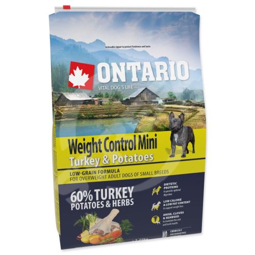 Dog Mini Weight Control Turkey & Potatoes 2.25 kg