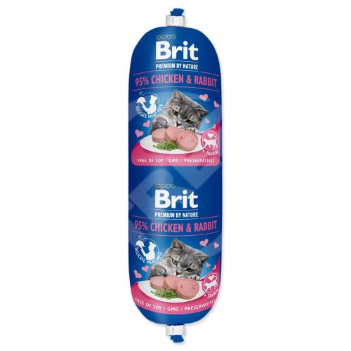 BRIT Premium by Nature Sausage CAT Chicken & Rabbit 180 g