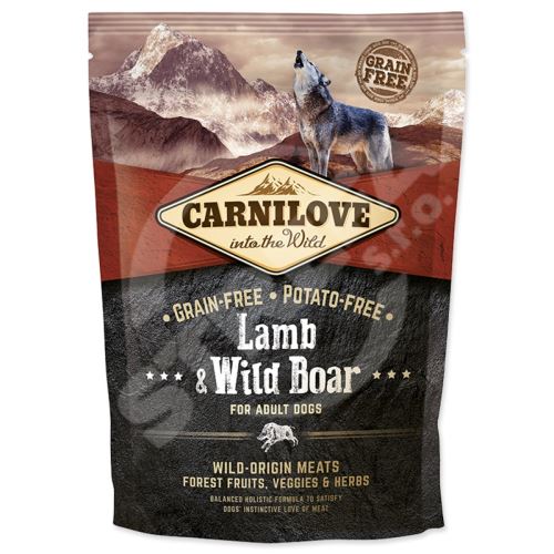 Krmivo Carnilove Adult Lamb & Wild Boar 1,5kg