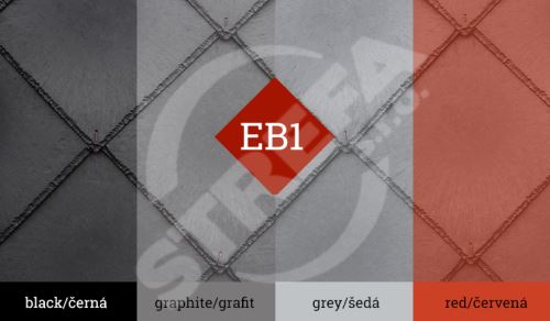 Ekoternit EB1, malá šablona (340x340mm), graphite
