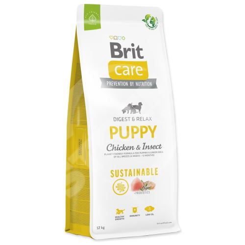 Krmivo Brit Care Dog Sustainable Puppy Chicken & Insect 12kg