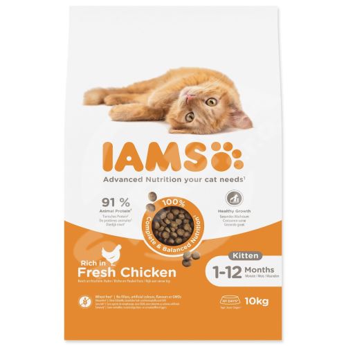 Krmivo IAMS Cat Kitten Chicken 10kg