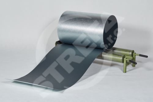 PREFA hliníkový plech Prefalz 0,70 x 1000mm Antracit P.10 stucco ( RAL7016)