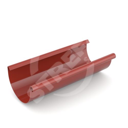 BRYZA Žľab, plastový žľab Ø 100 mm, dĺžka 3M, červená RAL 3011