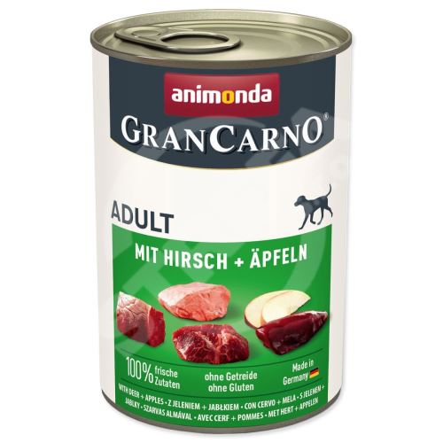 Konzerva Animonda Gran Carno Adult s jelenem a jablky 400g