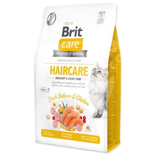 Krmivo Brit Care Cat Grain-Free Haircare Healthy & Shiny Coat 2kg