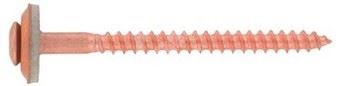 Klempířský šroub s EPDM podložkou, Torx 4,5 x 150 nerez A2/Cu / balení 100 ks