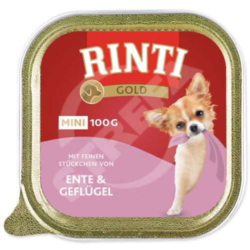 Vanička Rinti Gold Adult Mini kachna a drůbež 100g