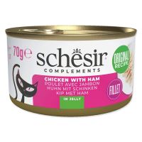 Konzerva SCHESIR kuře a šunka v želé 70g Konzerva SCHESIR kuře a šunka v želé 70g