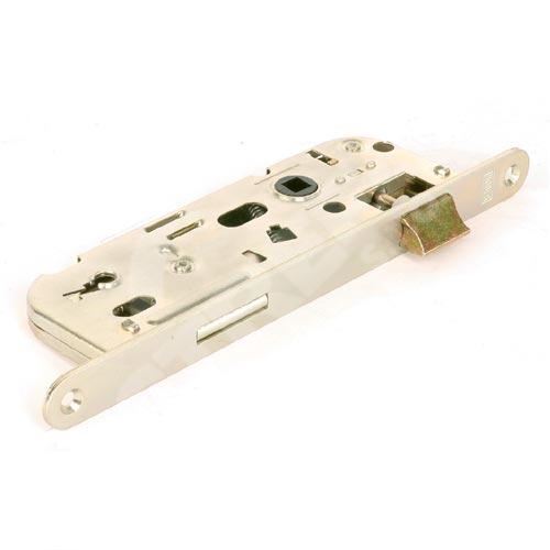 Zámek zadlabávací 01-15 - 90/60 P-L bílý zinek, pro obyčejný klíč