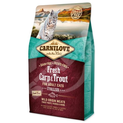 Krmivo Carnilove Cat Fresh Sterilized Carp & Trout 2kg