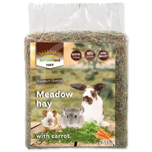 Seno Nature Land Hay s mrkví 0,65kg