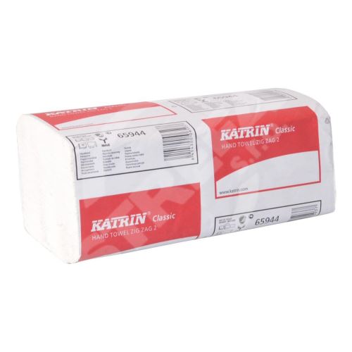 Papírové ručníky skládané KATRIN, 2vrstvé(150ks)