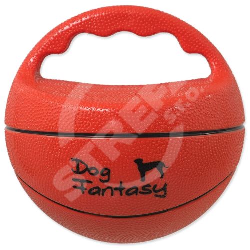 Hračka Dog Fantasy Ball míč s rukojetí pískací 15cm