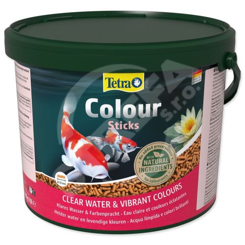 Krmivo Tetra Pond Colour Sticks 10l