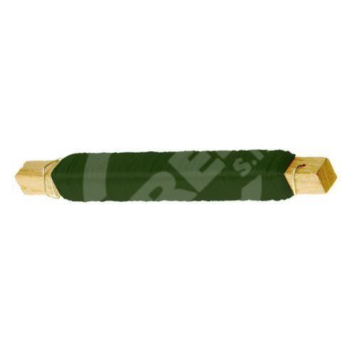 Drát vázací, oplastovaný 0,9mm, zelený (30m)
