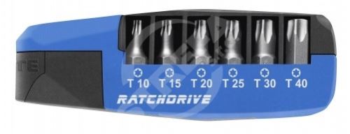 WITTE ráčna s bity RatchDrive TORX / balení 1 ks