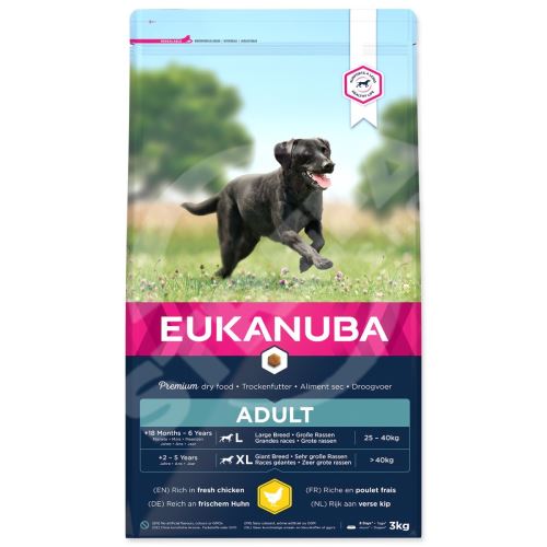 Krmivo EUKANUBA Adult Large & Giant 3kg