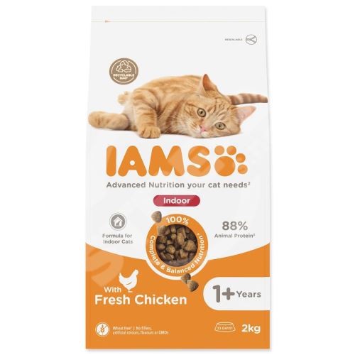 Krmivo IAMS Cat Adult/Senior Indoor Chicken 2kg