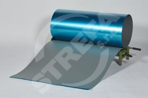 PREFA hliníkový plech Prefalz 0,70 x 650 mm Světle šedáP.10 hladká (RAL7005)