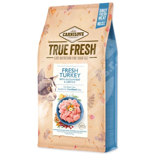 Krmivo Carnilove Cat True Fresh Turkey 1,8 kg