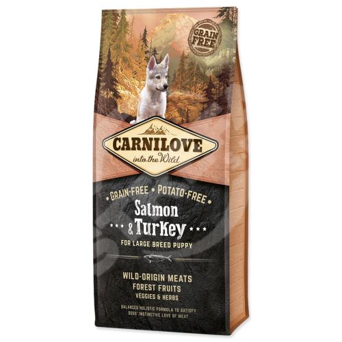 CARNILOVE Salmon & Turkey for Large Breed Puppy 12 kg