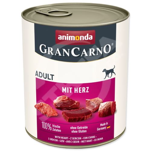 Konzerva Animonda Gran Carno Adult se srdcem 800g