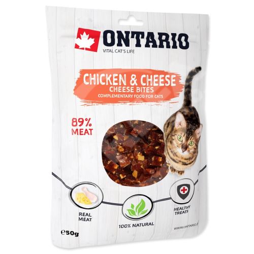 Pochoutka Ontario kuře se sýrem, kousky 50g