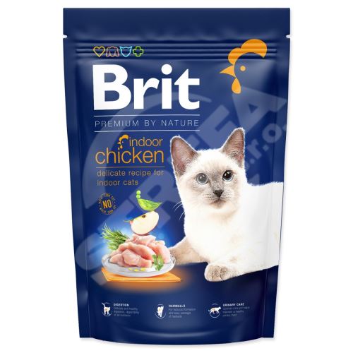 Krmivo Brit Premium by Nature Cat Indoor Chicken 1,5kg