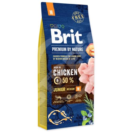 Krmivo Brit Premium by Nature Junior M 15kg