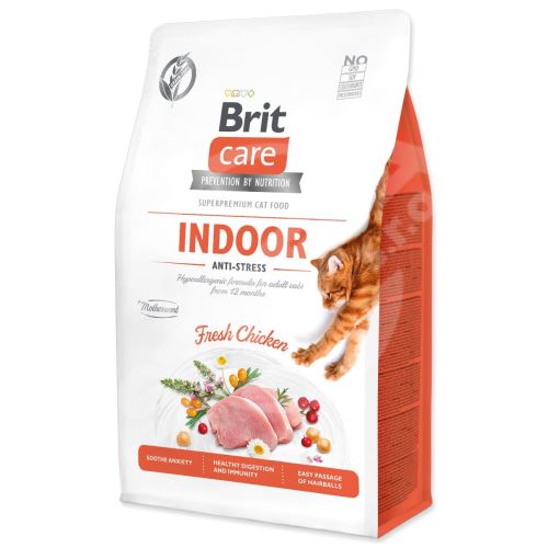 Krmivo Brit Care Cat Grain-Free Indoor Anti-stress 0,4kg