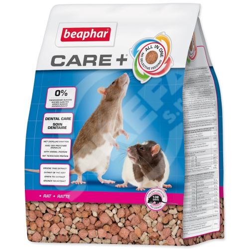 Krmivo Beaphar CARE+ potkan 1,5kg