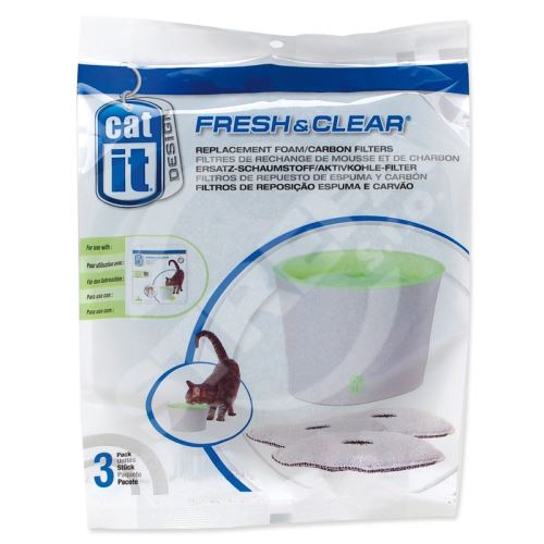 Náplň Catit uhlí a molitan pro Fresh&Clear 3ks