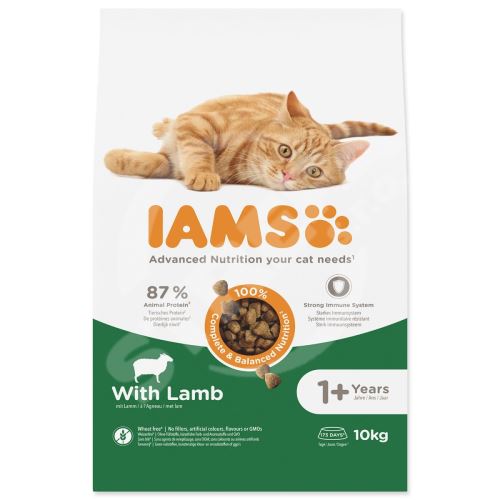 Krmivo IAMS Cat Adult Lamb 10kg