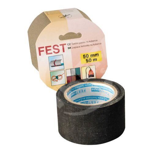 Páska kobercová textilní FEST TAPE - šedá