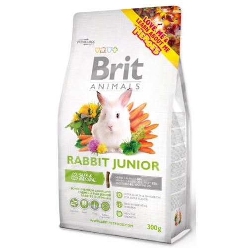 Krmivo Brit Animals Junior Complete králík 300g